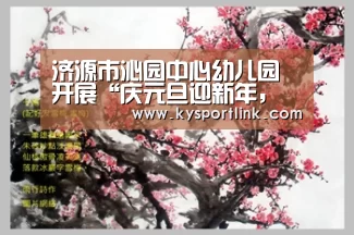 济源市沁园中心幼儿园开展“庆元旦迎新年,沁幼宝贝向前冲”主题活动-开云体育官网(图2) 开云体育数据中心